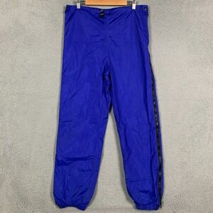 Vintage REI Gore-Tex Rain Pants Men's Medium Blue Side Zip‎ Waterproof Snow USA
